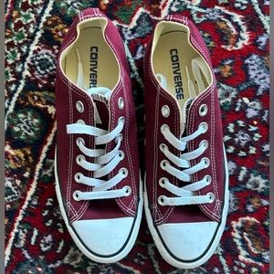 Maroon Converse